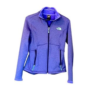 THE NORTH FACE AGAVE PURPLE FLEECE JACKET EXTRA SMALL